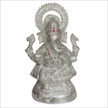 Metal Ganesh Ji - Color: Sliver