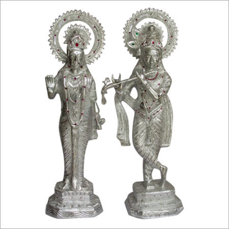 Religious Metal Radha Krishna Separate