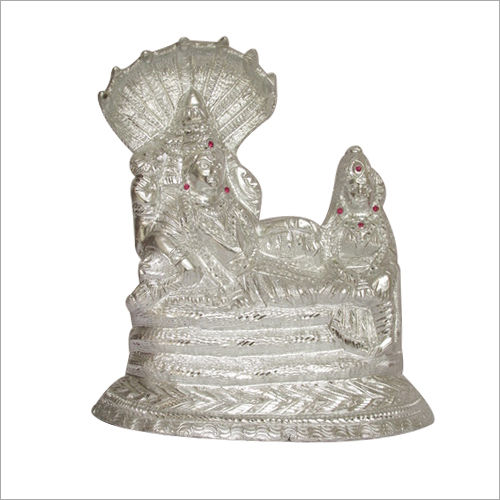 Metal Vishnu Laxmi Sleeping