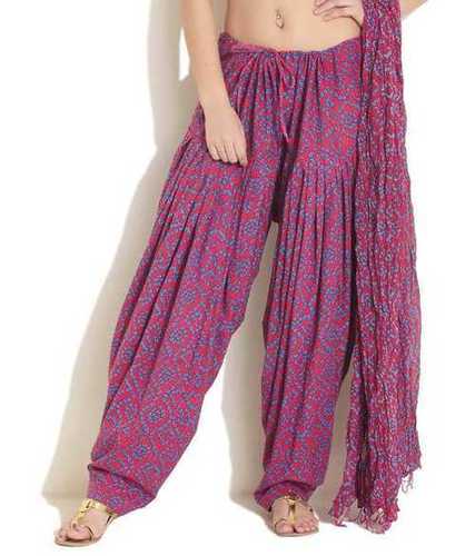 Printed Cotton Patiala Salwar