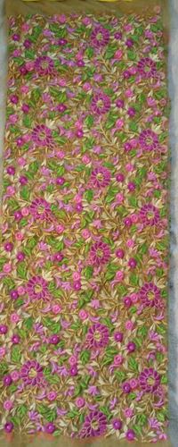 all over embroidery work on net