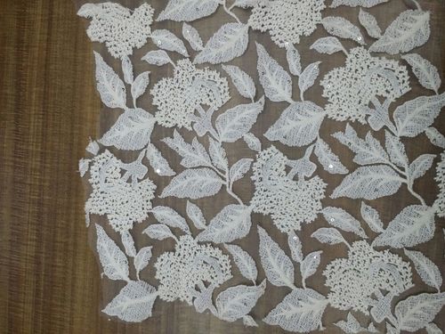 Beaded Work On Fabric