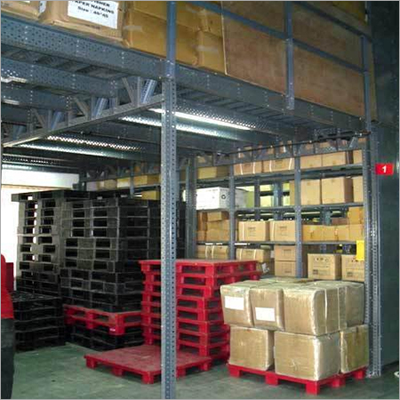 Shelving Rack With Mezzanine Floor