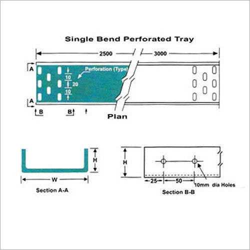 GI Perforated Cable Trays