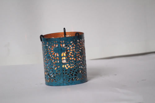 Blueish Votive