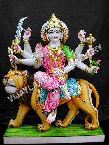 Marble Durga Ma Moorti