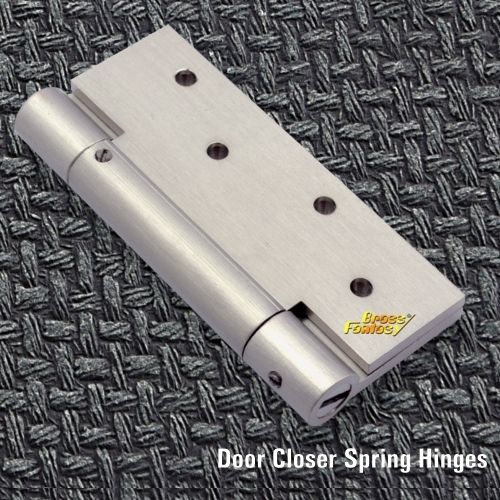 Silver Door Closer Spring Hinges