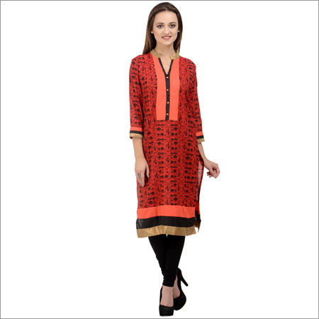 Red Awsome kurti