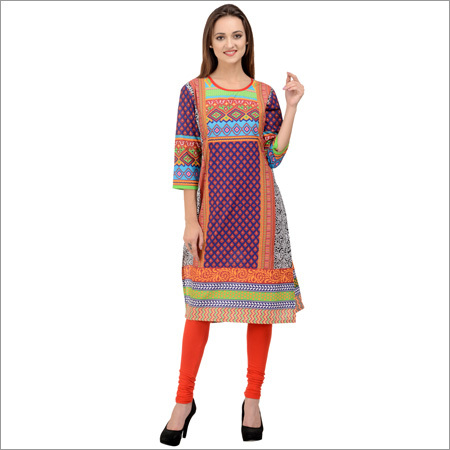 Multicolor Cotton Kurti