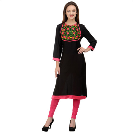 Embroidered Kurti with Floral designed