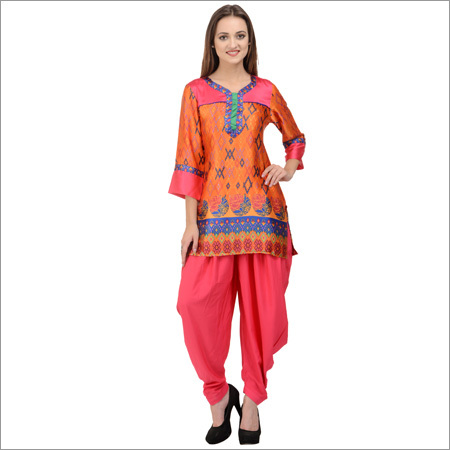 Orange Short Kurti