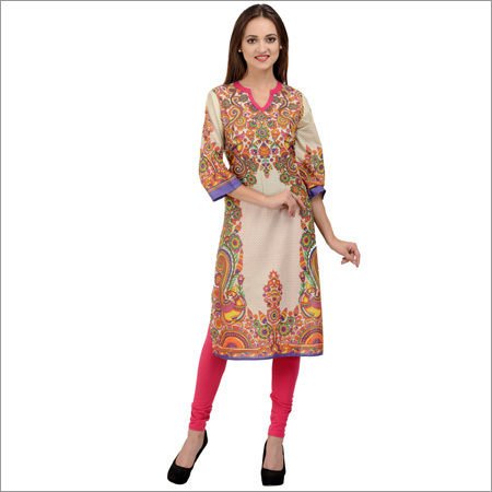 Printed CottonA Kurti
