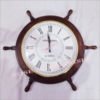 Wooden Wheel Clock