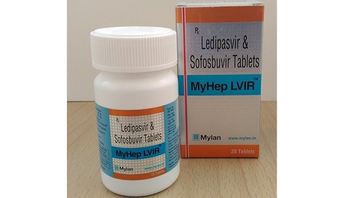 MyHep Lvir - Ledipasvir 90 Mg & Sofosbuvir 400 Mg Tablets | Suitable for Adults, Teens, Women
