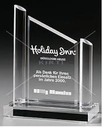Acrylic Trophy - Geometric Shape, Customizable Size, Polished Finish | Laser Engraved, Solid Base, Durable Material, Elegant Appearance, Brand Recognition