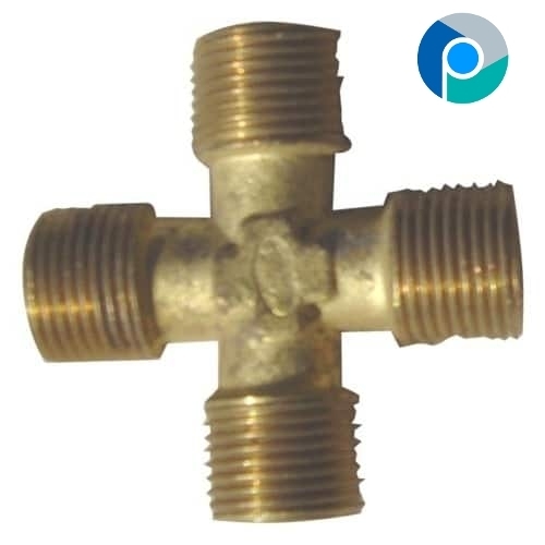 Brass Four Way Male Connectors