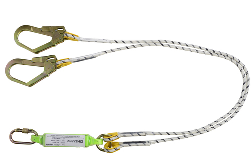 Energy Absorbing Forked Lanyard