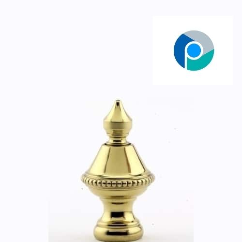 Brass Beaded Finial