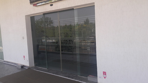 Glass Sensor Door