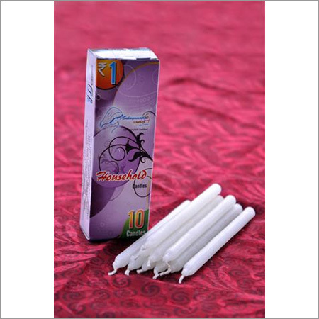 White Household Candles