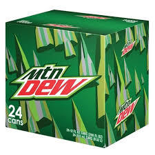 Mountain Dew, Caffeine-free Mountain Dew, Diet Mountain Dew , Mountain Dew Throwback