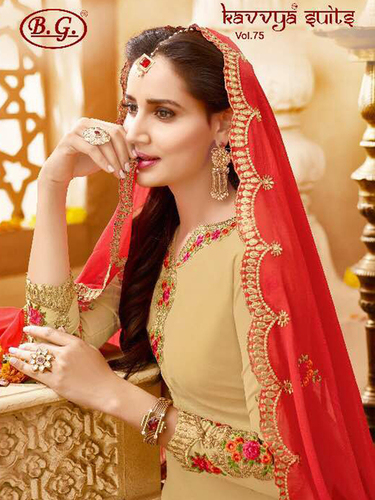 Georgette Straight Suit