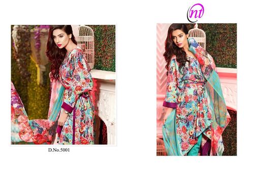 Siya cotton printed suit