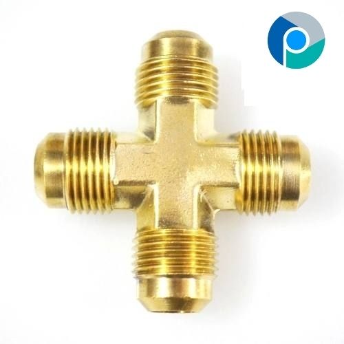 Brass Flare Male Cross