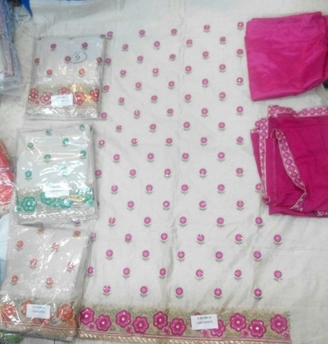 Chanderi Embriodary suit