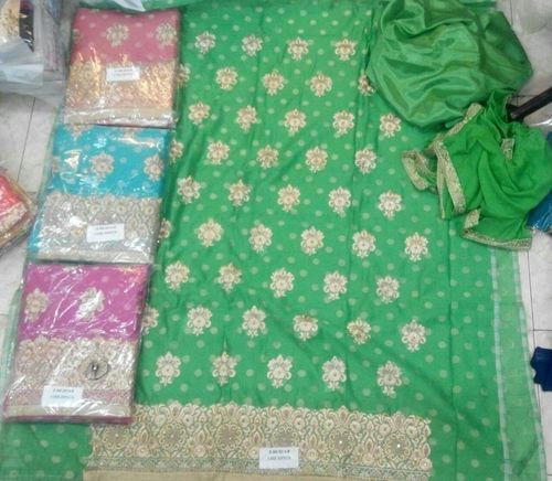 Chanderi Embriodary suits