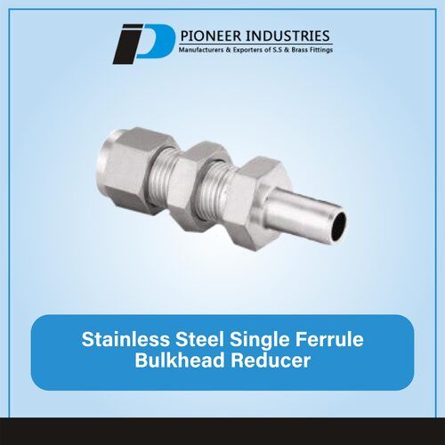 Stainless Steel Single Ferrule Bulkhead Reducer