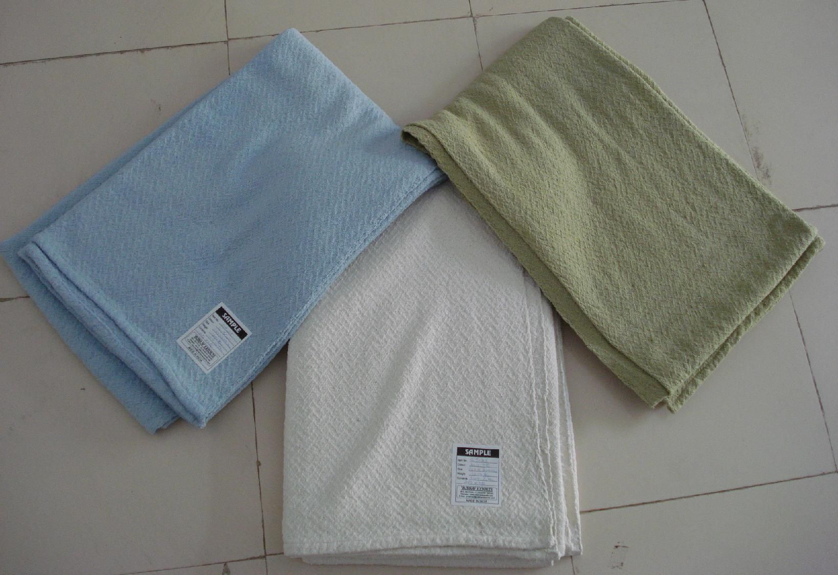 Cotton Waffle Weave Thermal Blanket