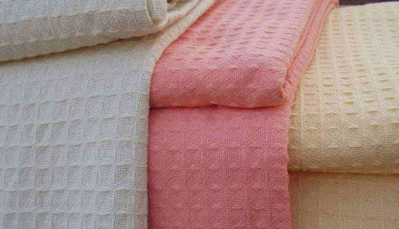 Cotton Waffle Weave Thermal Blanket