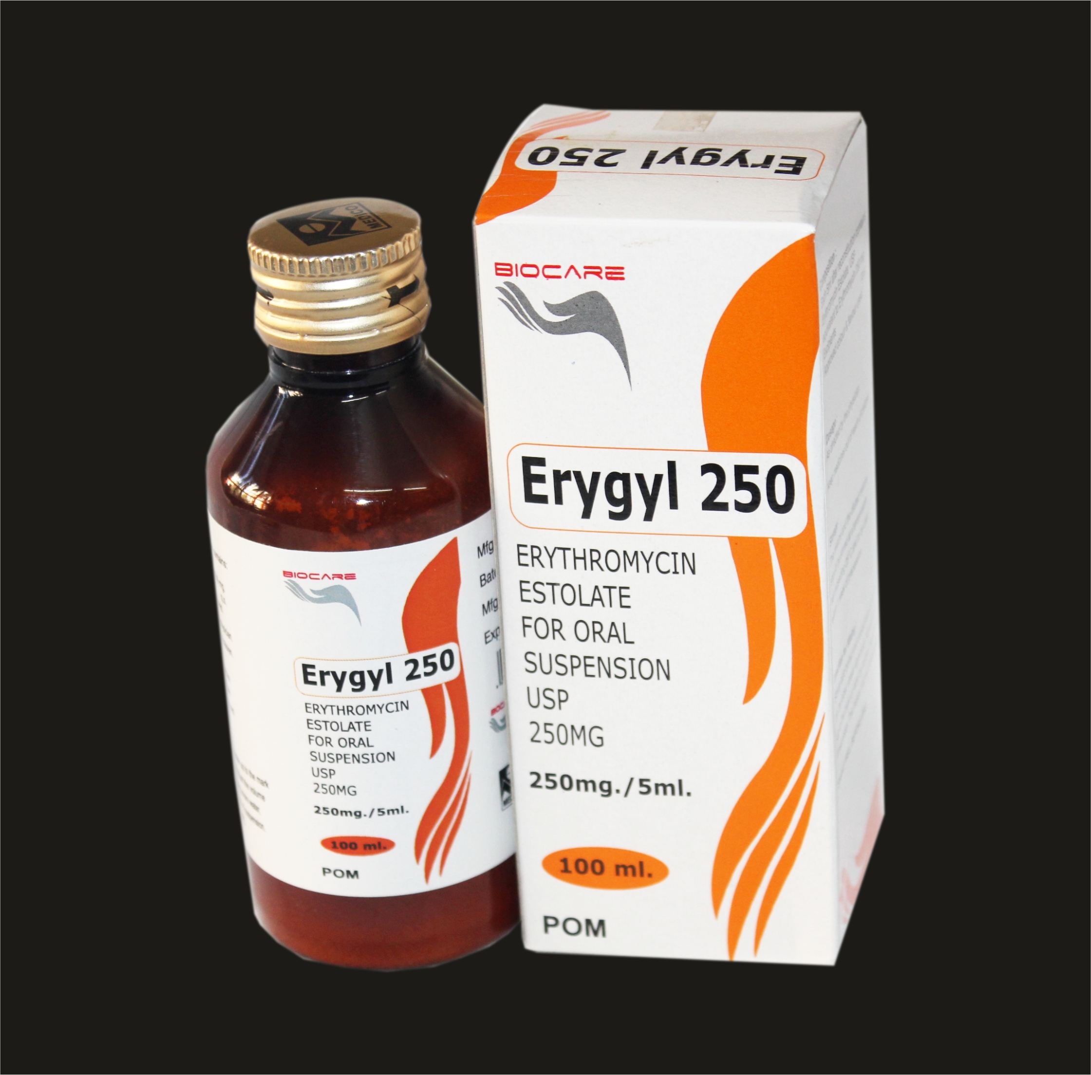 125 mg Erythromycin Oral Suspension