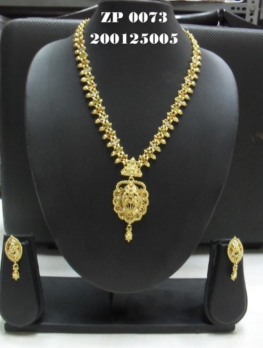 Golden Gold Plated Chandan Haar