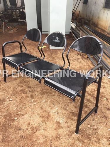 3 Seater Metal Visitors Chairs