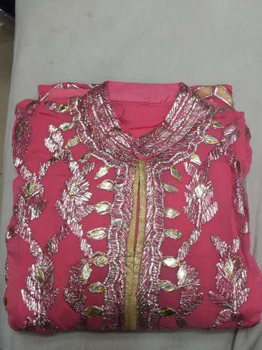 Gotta Patti Georgette Heavy Gota Work Suit