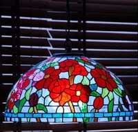 Tiffany Lamps - Stained Glass, 16 Inches Tall , Handcrafted Art Nouveau Design