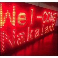 Led Scrolling Board Application: Airport