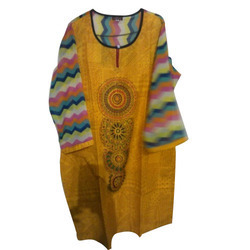 Pure Cotton Kurtis - Shrink Resistant, Full Sleeves, Sizes 30-36 Inch | Attractive Colors, Mesmerizing Designs, Easy Wash for All Seasons