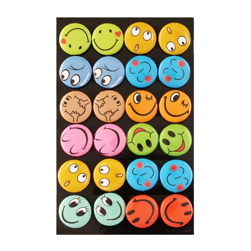 Multi-Colour Enamel Stud Earring For Women
