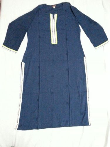 Cotton Kurtis - Cotton, Size S/M/L/XL, Elegant Colors, Short Sleeve Style | Skin Friendly, Washable, Ideal for Daily Wear in Summer & Winter