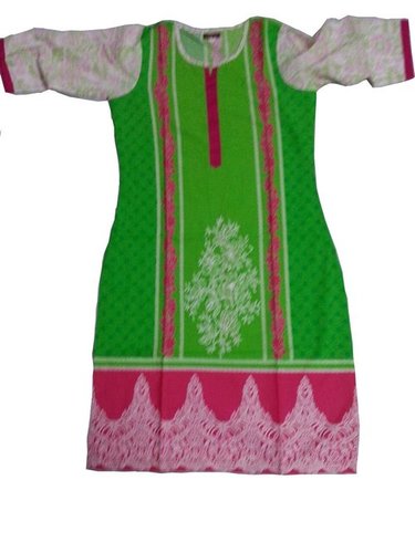 Cotton Kurtis - Cotton, Sizes: S, M, L, XL | Printed Design, Suitable for Summer & Winter, Ideal for Girls