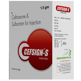CEFSIGN-S (Cefitiaxone & sulbactom for injection)