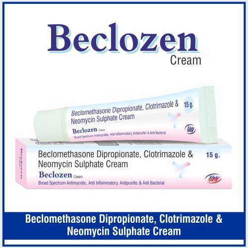 Beclomethasone +  Neomycin + Clotrimazole + Chlorocresol Application: Bacteria