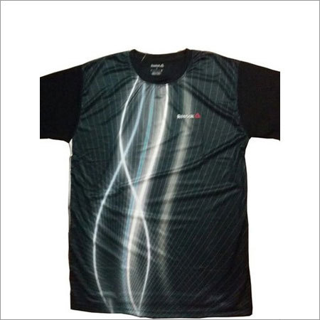 Mens Round Neck T Shirt - Cotton Fabric, Sizes S, M, L, XL | Trendy Printed Design, Sweat Absorbing, Soft to Skin, Casual Wear