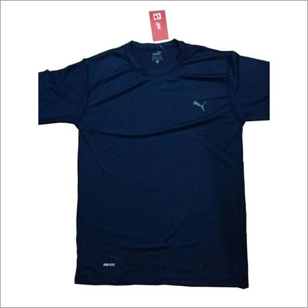 Mens Round Neck T-Shirts - Cotton Fabric, Sizes: S, M, L, XL | O-Neck Collar, Short Sleeves, Plain Pattern for Everyday Comfort