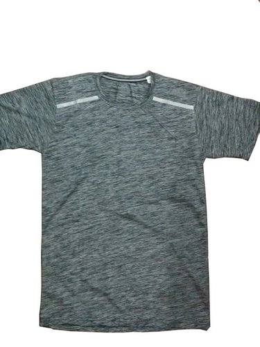 Mens Round Neck T-Shirts - Cotton Fabric, Sizes: S, M, L, XL | Plain Design for Ages 15-25, Perfect for Casual Wear and Everyday Comfort