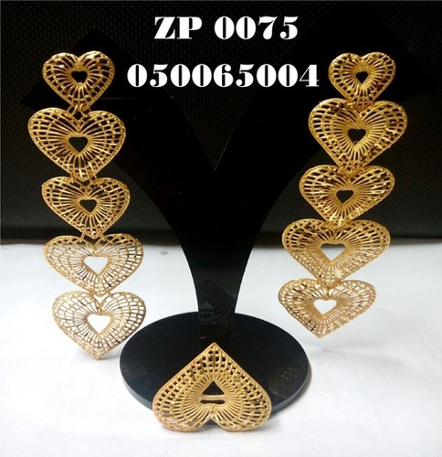 Golden Gold Forming Earring
