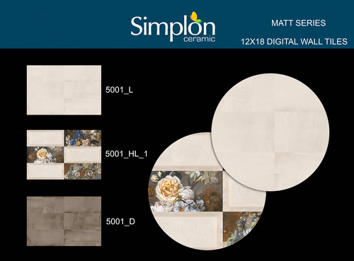 Mixed Matt Finish Tiles